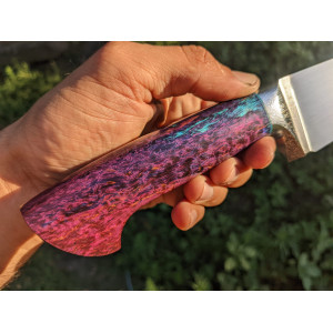 Пчак ХАМЕЛЕОН - кухонно-мисливський ніж, ручна робота студія ножів ручної роботи - ВЛАДА ВЕЛИЧКО, замовити в Україні (Сталь - Bohler N690) . Photo 3